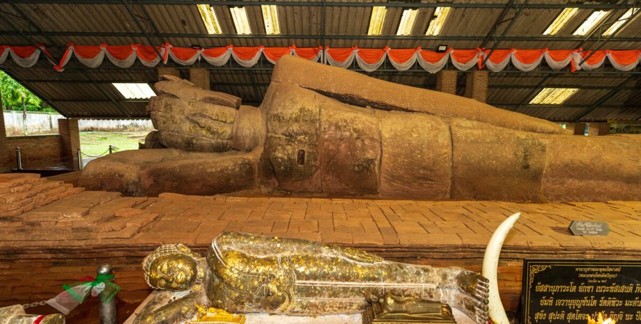 ученые провели раскопки под статуей Будды